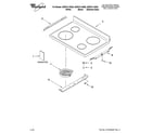 Whirlpool GERC4110SS2 cooktop parts diagram