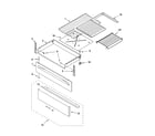 Whirlpool GERC4110SS2 drawer & broiler parts diagram