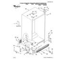 Whirlpool GS5DHAXVQ00 cabinet parts diagram