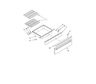Whirlpool GW397LXUQ0 drawer and rack parts, optional parts (not included) diagram