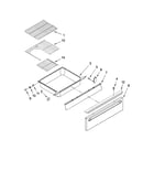 Drawer and rack parts, optional parts (not included)