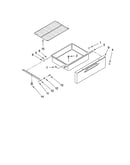 Drawer and rack parts, optional parts (not included)