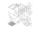 KitchenAid KGRS807SBL01 internal oven parts diagram