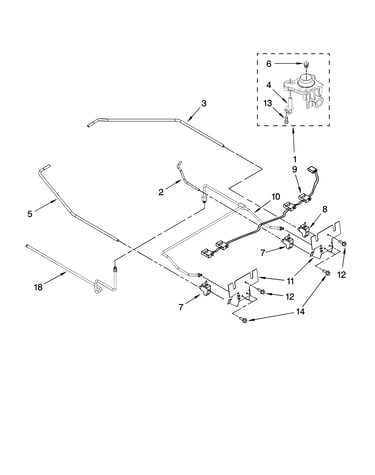 Cooktop burner parts