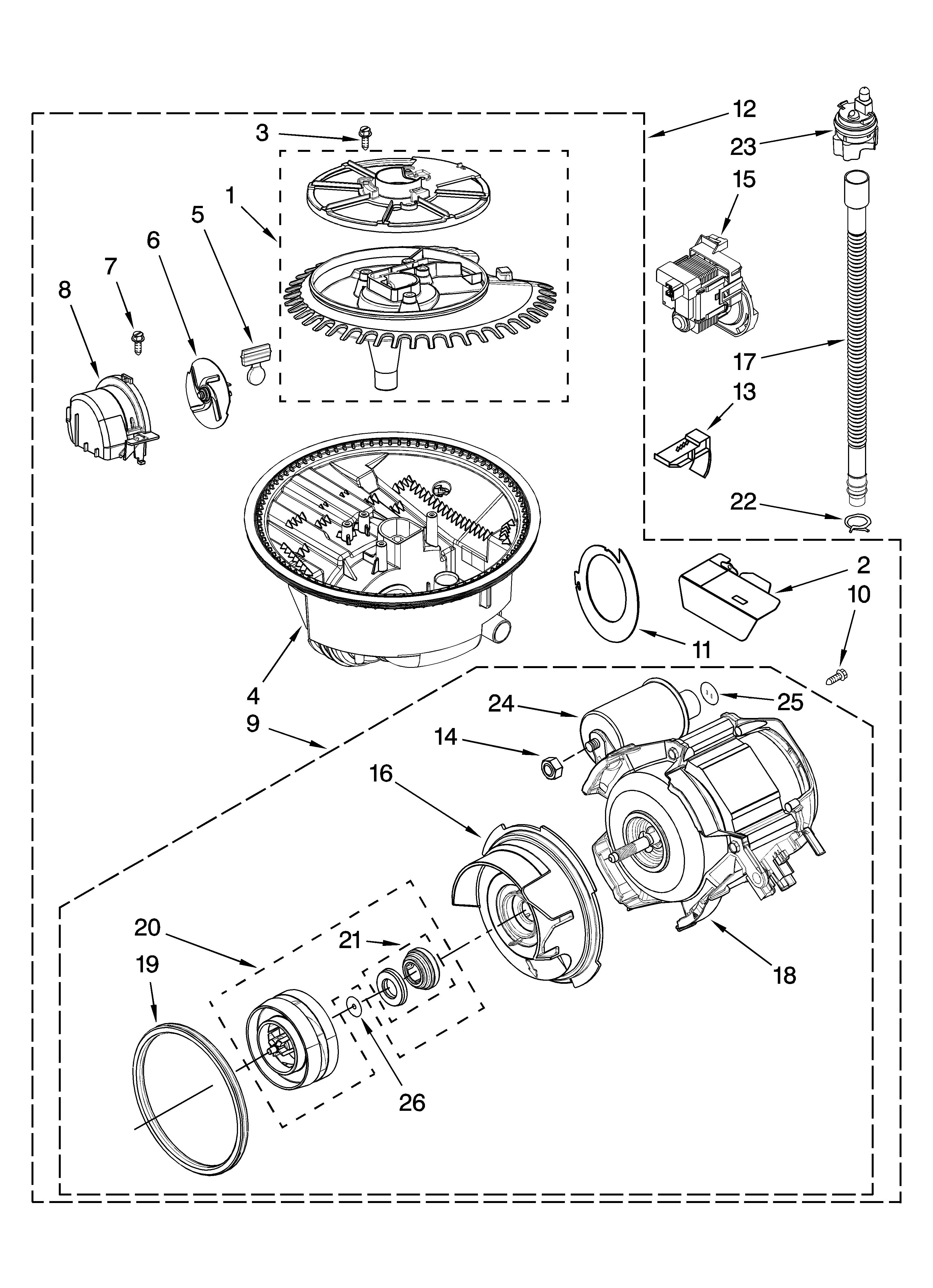 PUMP AND MOTOR PARTS