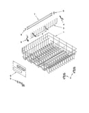 Upper rack and track parts