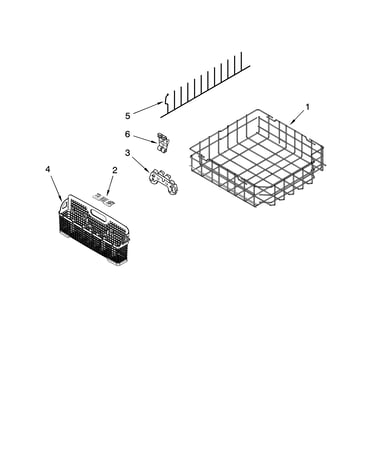 Lower rack parts