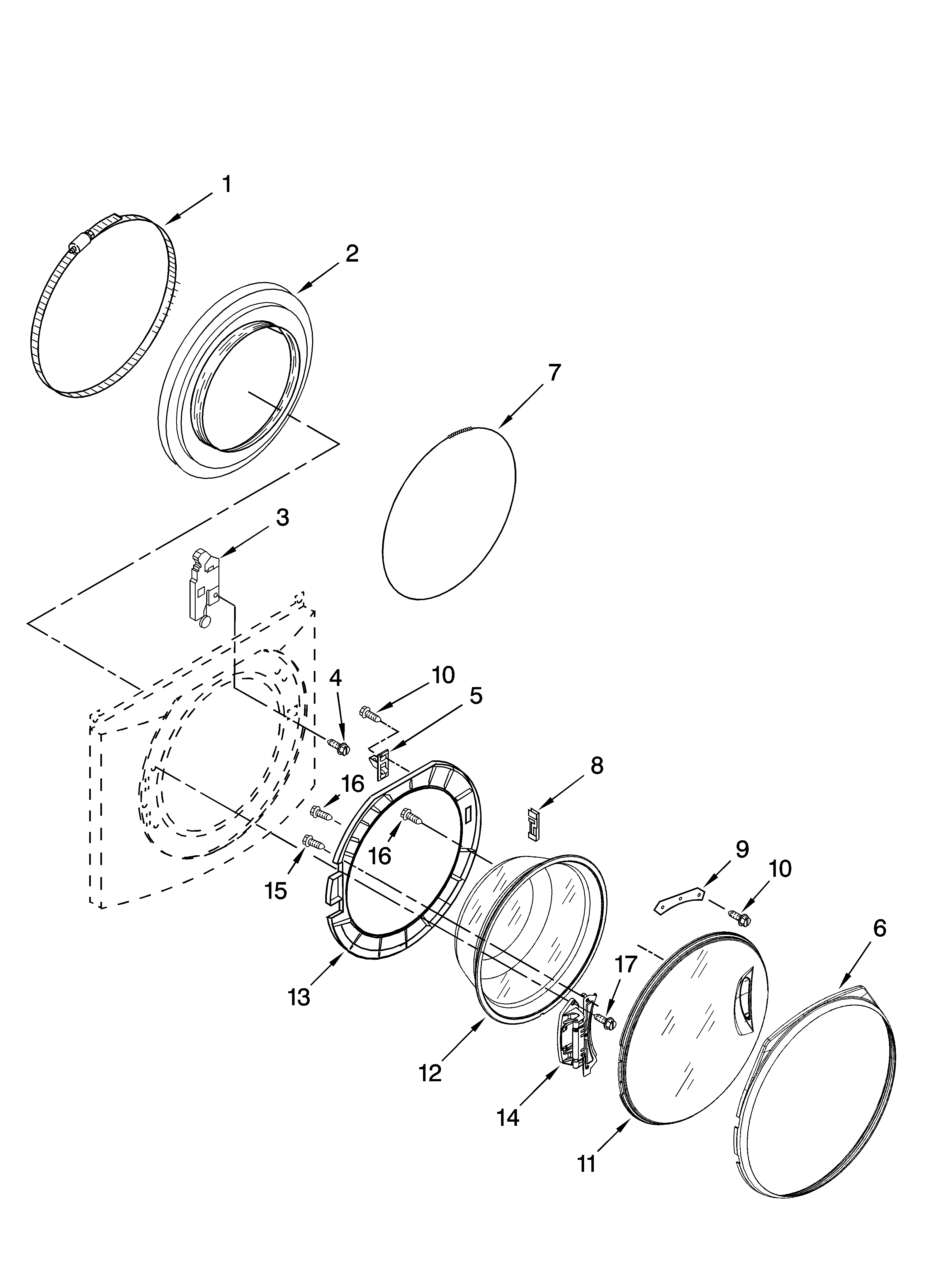 DOOR AND LATCH PARTS