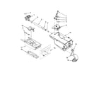 Whirlpool WFW8400TB01 dispenser parts diagram