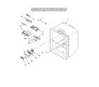 Amana ABR1922FES12 refrigerator liner parts diagram