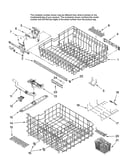 Upper and lower rack parts