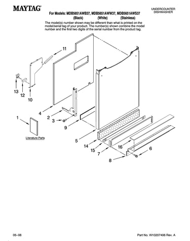 Door and panel parts