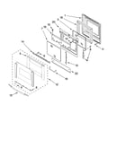 Oven door parts