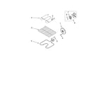 Whirlpool GBD307PRS03 internal oven parts diagram