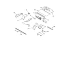 Whirlpool GBD307PRQ03 top venting parts, optional parts diagram