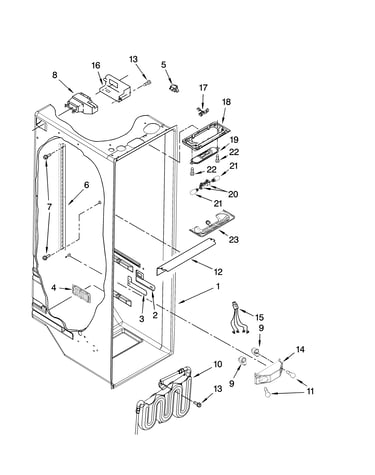 Refrigerator liner parts