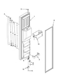 Freezer door parts