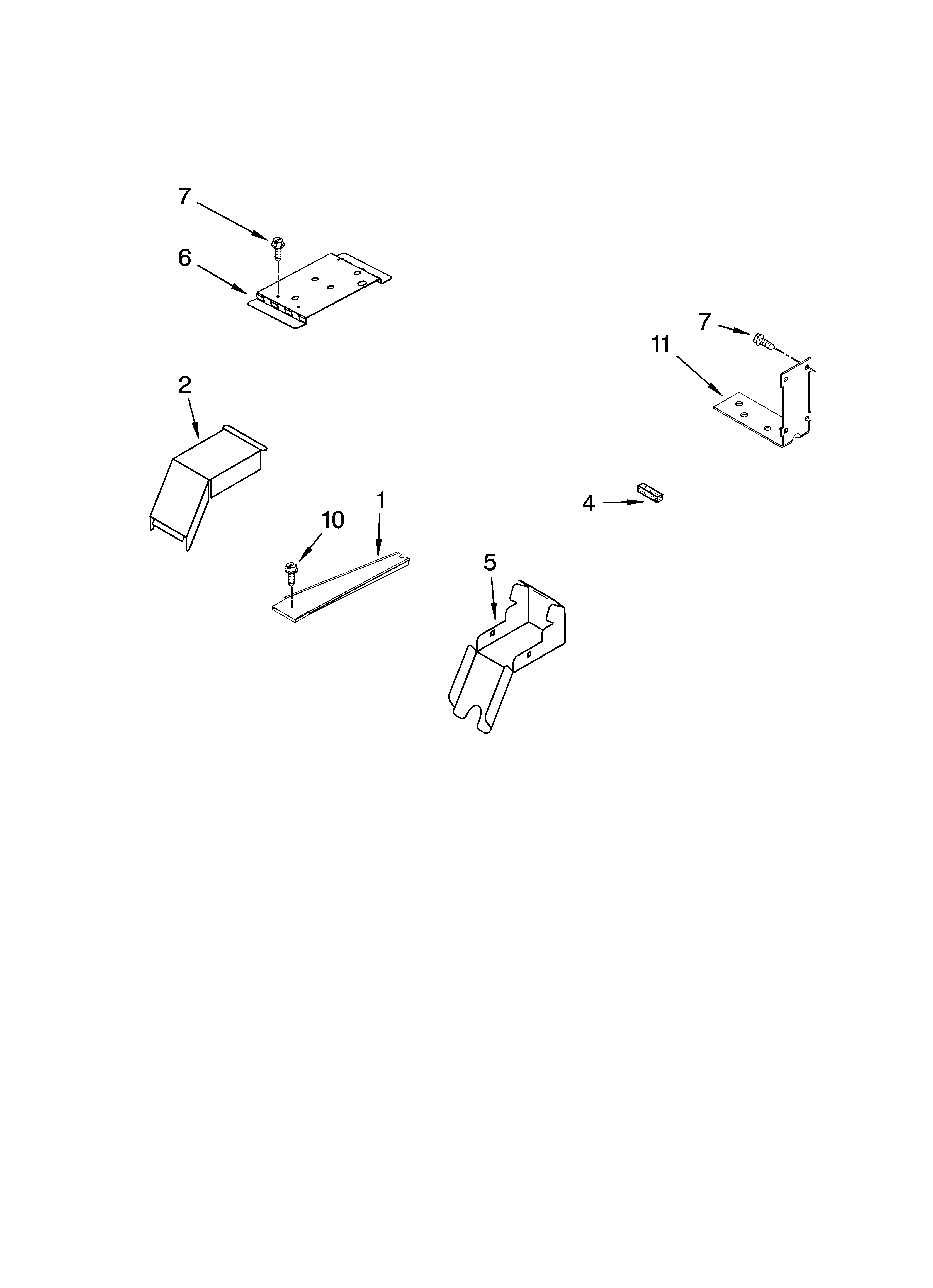 Top venting parts
