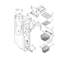 KitchenAid KSBP25IVSS00 freezer liner parts diagram
