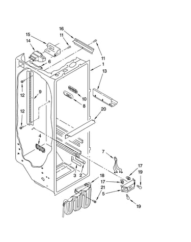 Refrigerator liner parts