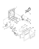 Dispenser front parts