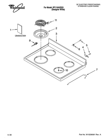 Cooktop parts