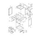 Whirlpool RF110AXSQ3 chassis parts diagram