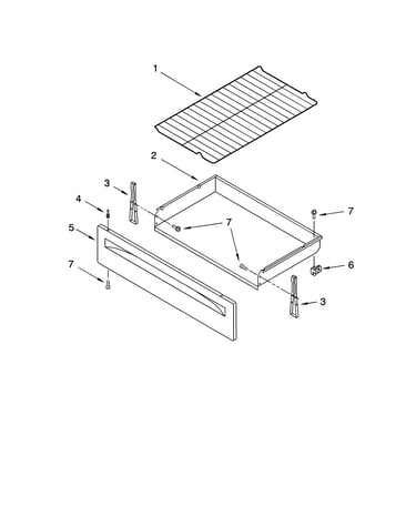 Drawer & broiler parts