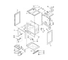 Whirlpool RF111PXSQ3 chassis parts diagram