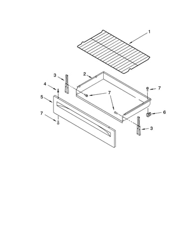 Drawer & broiler parts