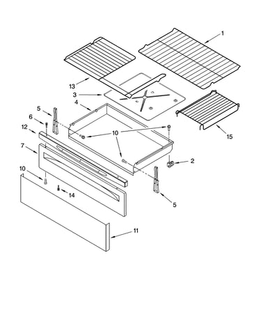 Drawer & broiler parts