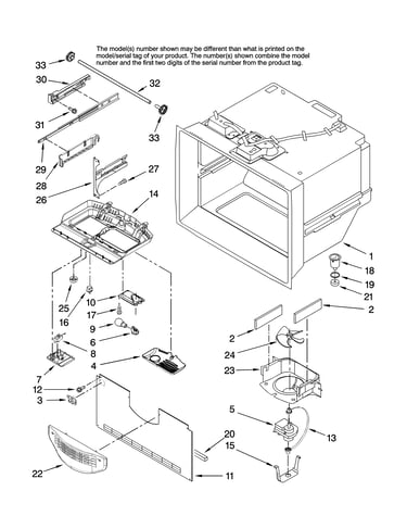 Freezer liner parts