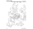 KitchenAid KEBS107SWH02 oven parts diagram