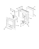 Oven door parts