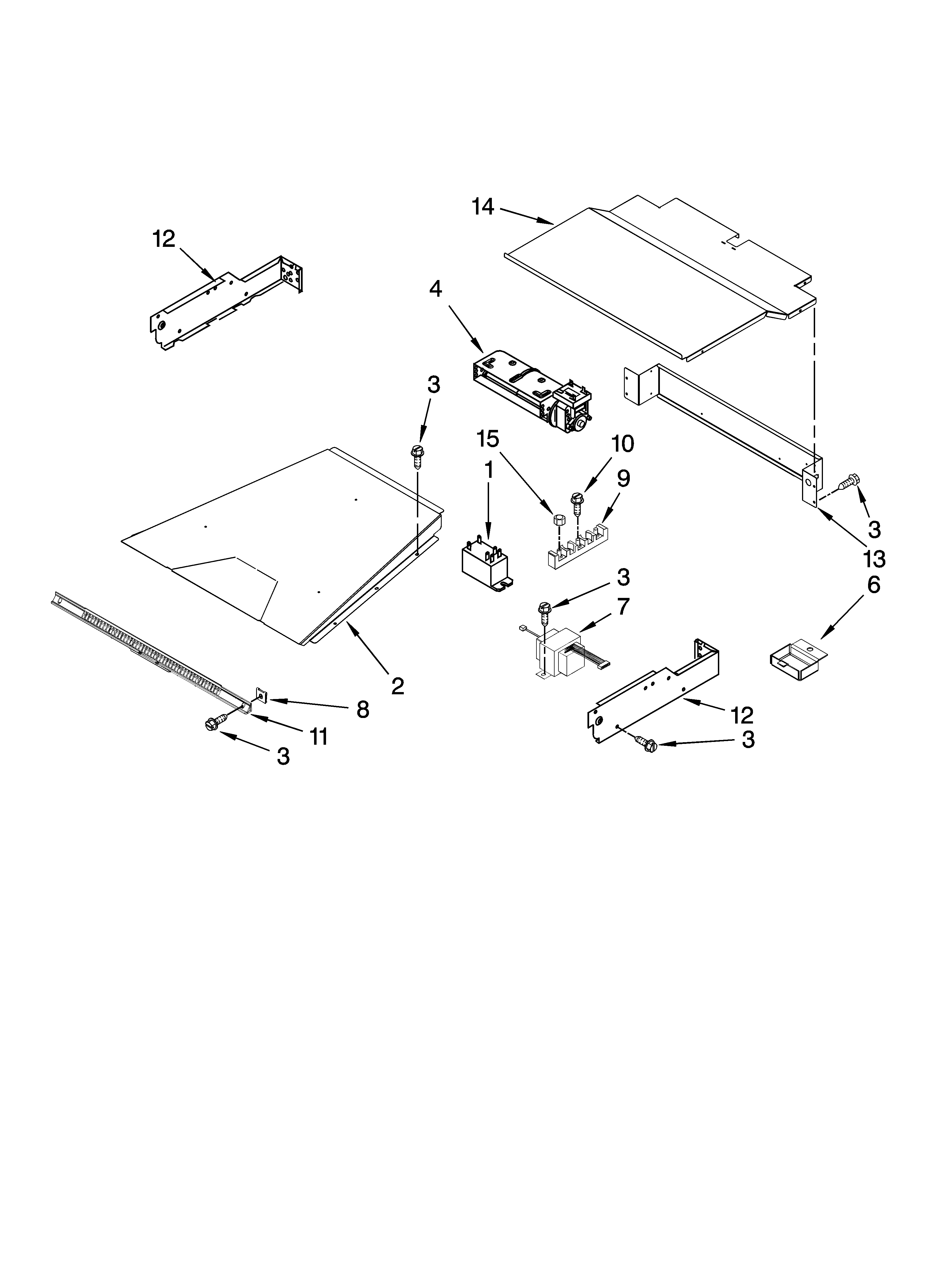 Top venting parts, optional parts (not included)