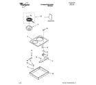 Whirlpool RCS2012RS04 cooktop parts, optional parts (not included) diagram