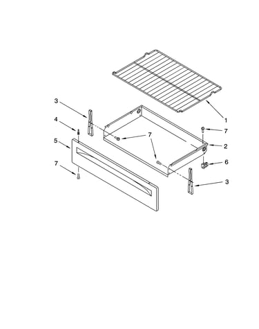 Drawer & broiler parts