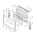 Door parts, optional parts (not included)
