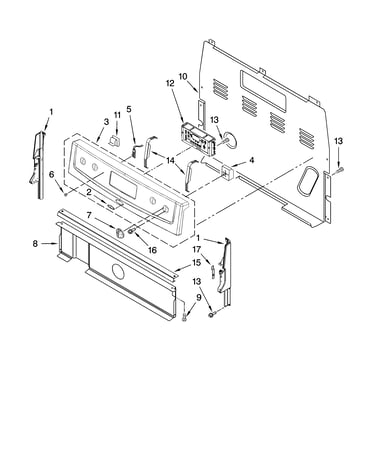 Control panel parts
