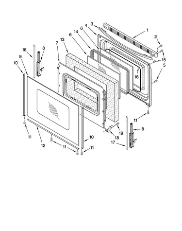 Door parts, optional parts (not included)