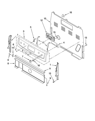 Control panel parts