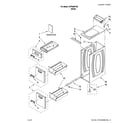 Whirlpool XVP5000TQ0 cabinet and drawer parts diagram