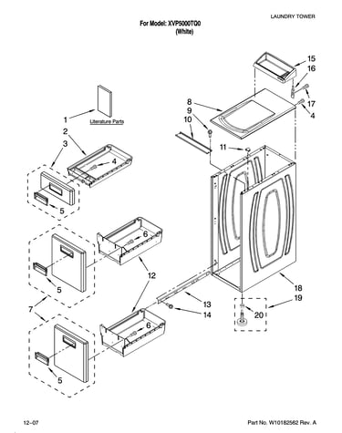 Cabinet and drawer parts