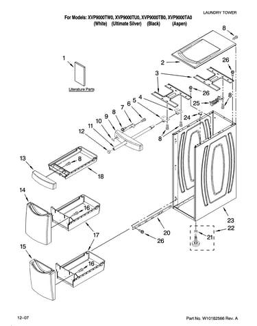 Cabinet and drawer parts