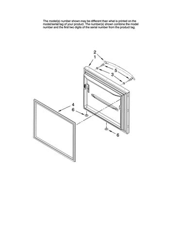 Freezer door parts