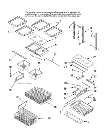 Shelf parts
