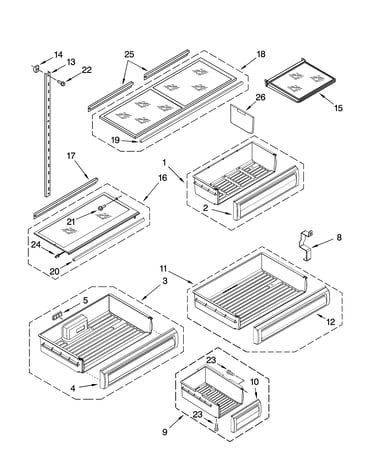 Shelf parts