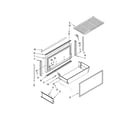 Jenn-Air JB36CXFXRB00 freezer door and basket parts diagram