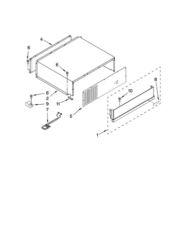 Top grille and unit cover parts