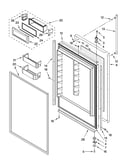 Refrigerator door parts